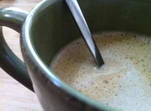 Coconut milk coffee