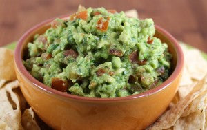 Guacamole in a bowl