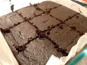 Gluten-free brownies made with quinoa